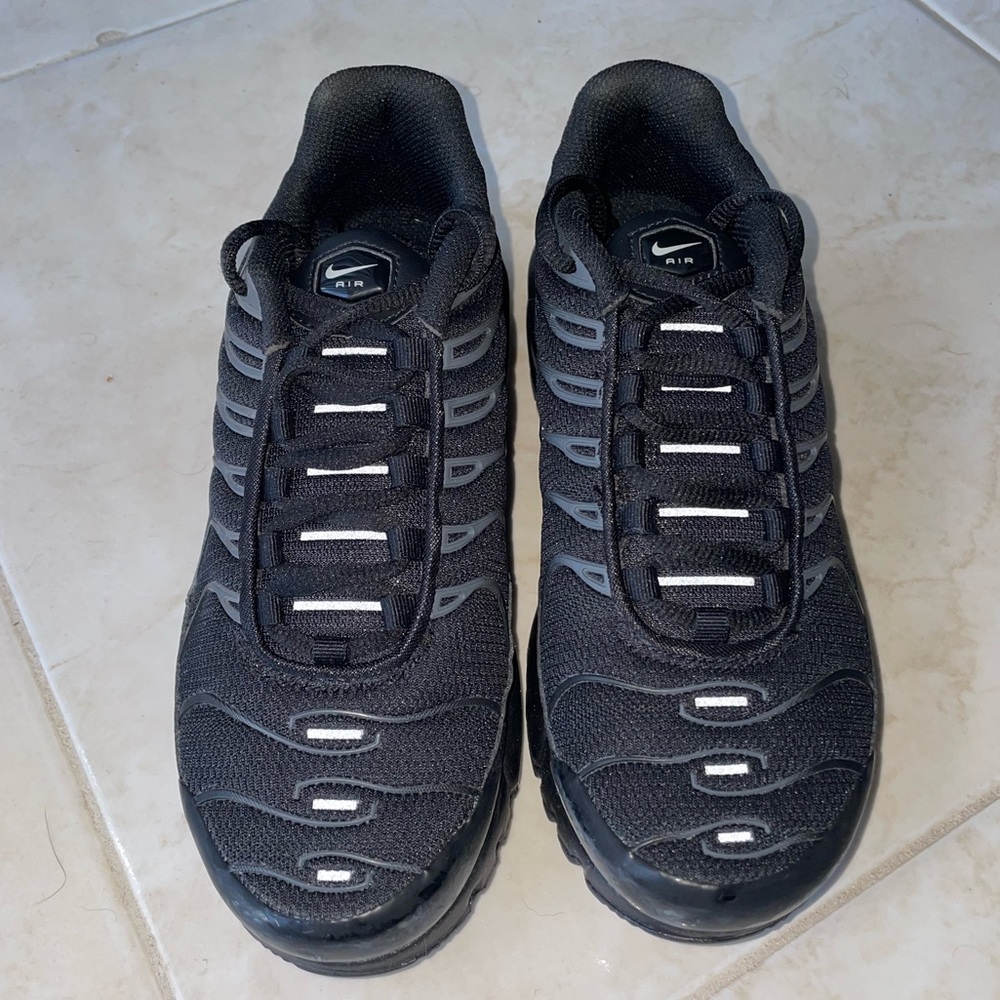 Air Max Plus GS 'Black Pure Platinum'